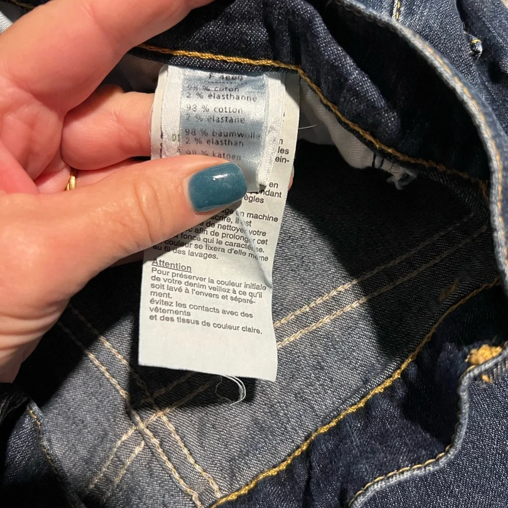 Lacoste Dark Blue Denim Skirt with Yellow Stitching also Florida Gator sporty - Picture 7 of 15